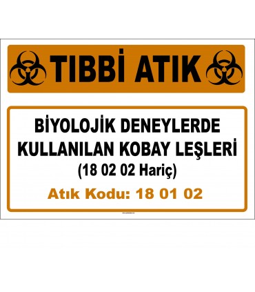 A 180102-3 - Biyolojik Deneylerde Kullanılan Kobay Leşleri