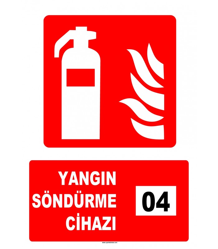 AT 1143 - 4 Nolu Yangın Söndürme Cihazı