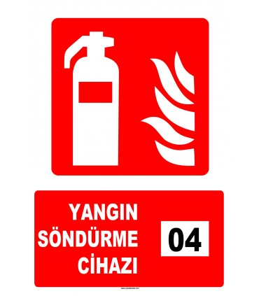 AT 1143 - 4 Nolu Yangın Söndürme Cihazı