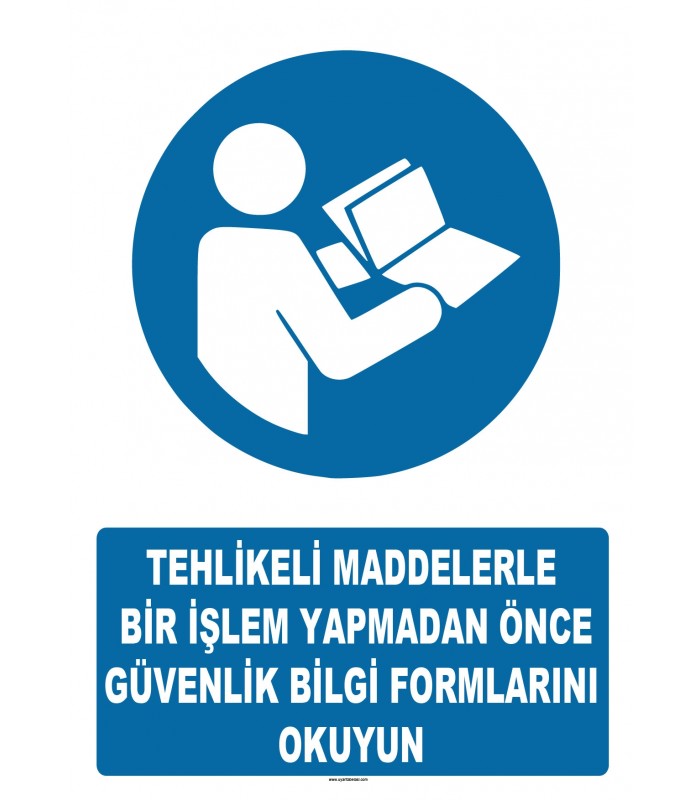 AT 1183 - Tehlikeli Maddeleri Depolamadan Önce Güvenlik Bilgi Formlarını Okuyun