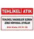 A 020108 - Tehlikeli maddeler içeren zirai kimyasal atıklar