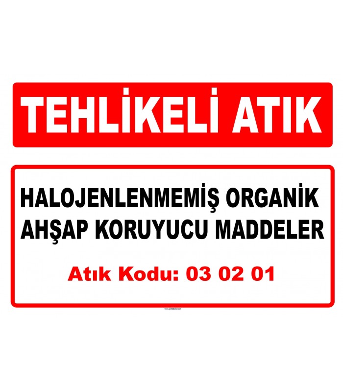 A 030201 - Halojenlenmemiş organik ahşap koruyucu maddeler