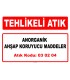 A 030204 - Anorganik ahşap koruyucu maddeler