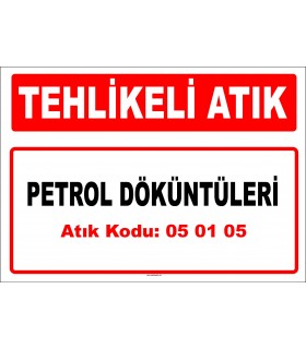 A 050105 - Petrol döküntüleri