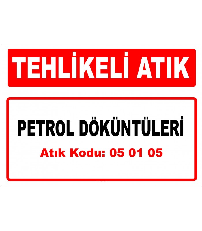 A 050105 - Petrol döküntüleri