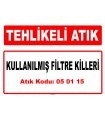 A050115 - Kullanılmış filtre killeri