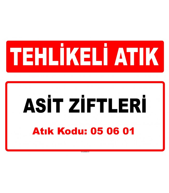 A 050601 - Asit ziftleri