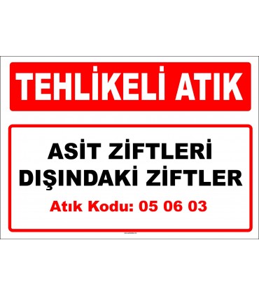 A 050603 - Diğer ziftler