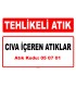A 050701 - Cıva içeren atıklar