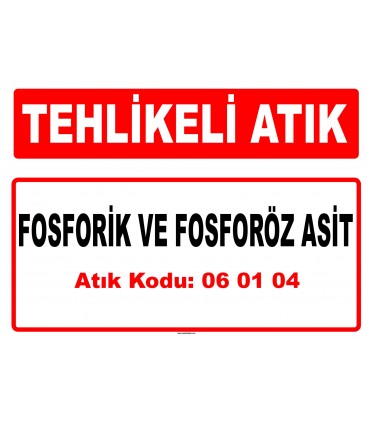 A 060104 - Fosforik ve fosforöz asit