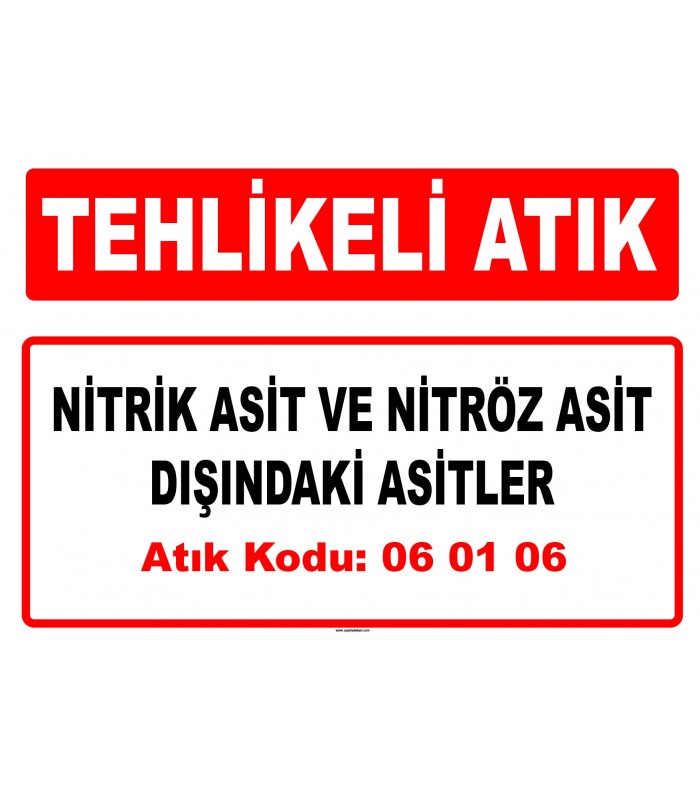 A 060106 - Diğer asitler