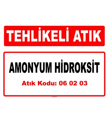 A 060203 - Amonyum hidroksit