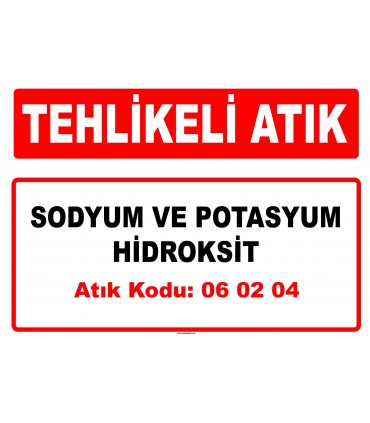 A 060204 - Sodyum ve potasyum hidroksit