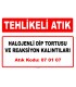A 070107 - Halojenli dip tortusu ve reaksiyon kalıntıları