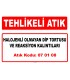 A 070108 - Diğer dip tortusu ve reaksiyon kalıntıları