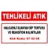 A 070208 - Diğer dip tortusu ve reaksiyon kalıntıları