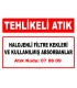 A 070609 - Halojenli filtre kekleri ve kullanılmış absorbanlar