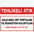 A 070707 - Halojenli dip tortusu ve reaksiyon kalıntıları