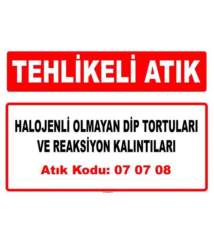 A 070708 - Diğer dip tortusu ve reaksiyon kalıntıları
