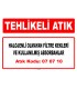 A 070710 - Diğer filtre kekleri ve kullanılmış absorbanlar