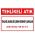 A 080314 - Tehlikeli maddeler içeren mürekkep çamurları