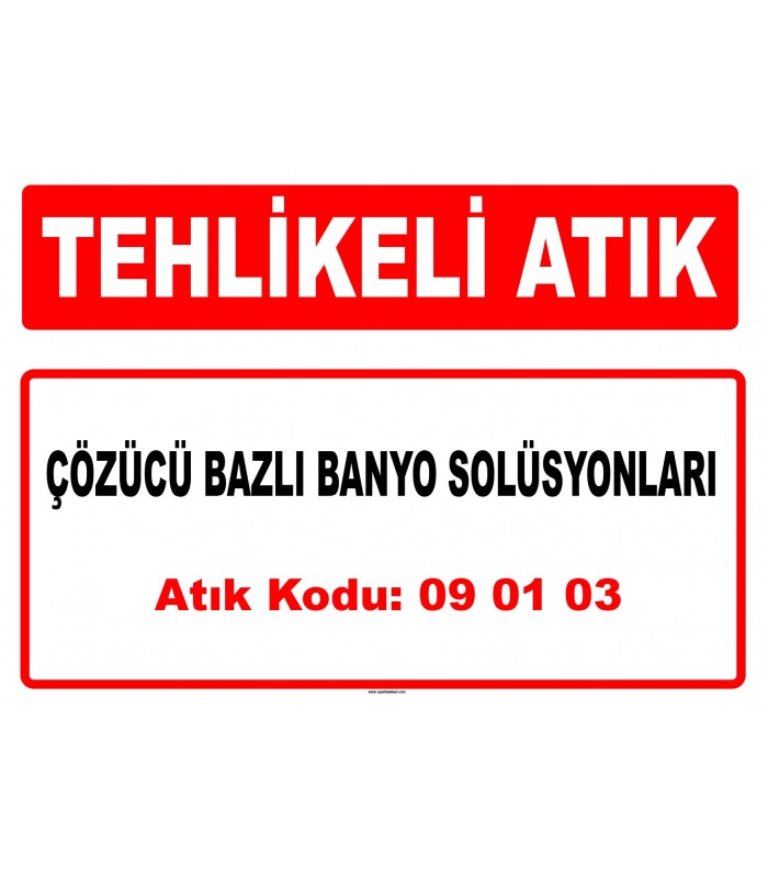 A 090103 - Çözücü bazlı banyo solüsyonları