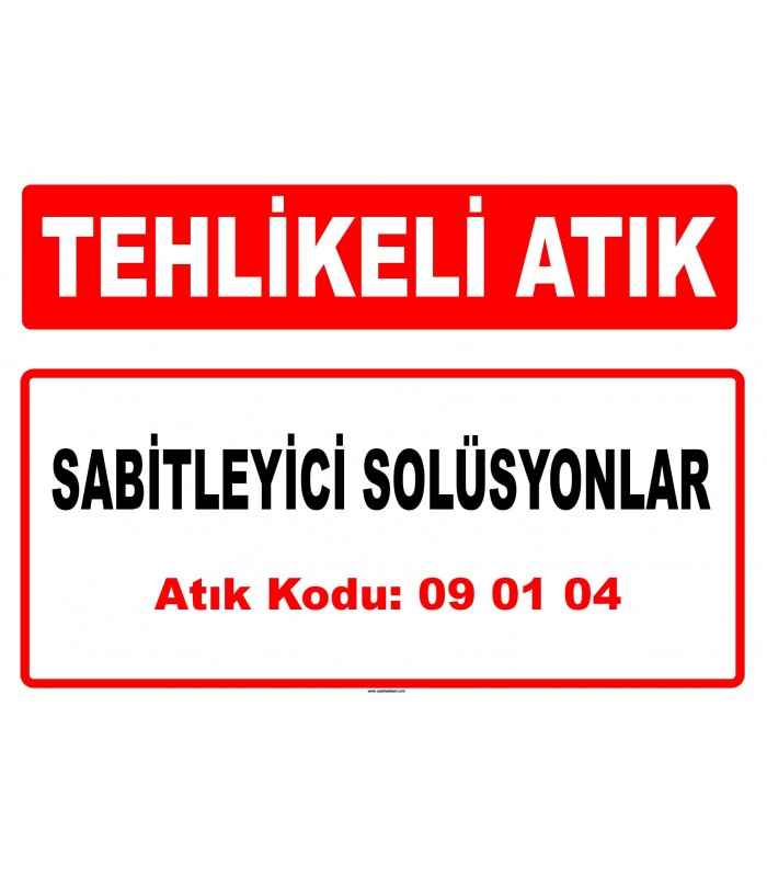 A 090104 - Sabitleyici solüsyonlar