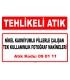 A 090111-1 - Nikel kadmiyumlu pillerle çalışan tek kullanımlık fotoğraf makineleri