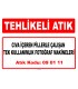 A 090111-2 - Cıva içeren pillerle çalışan tek kullanımlık fotoğraf makineleri