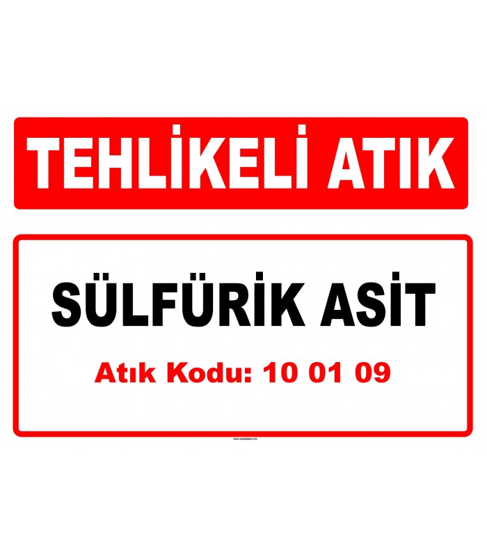 A 100109 - Sülfürik asit