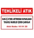 A 100120 - Saha içi atıksu arıtımından kaynaklanan tehlikeli maddeler içeren çamurlar