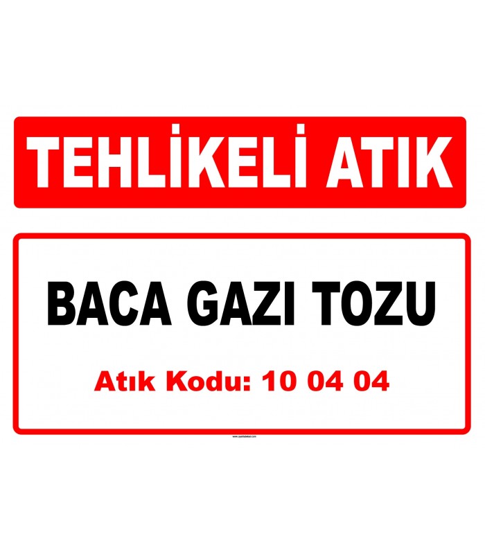 A 100404 - Baca gazı tozu