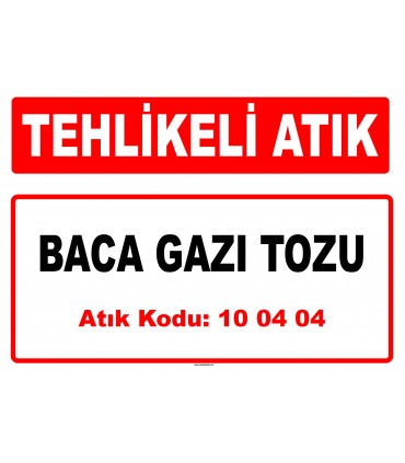 A 100404 - Baca gazı tozu