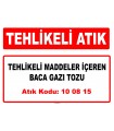 A100815 - Tehlikeli maddeler içeren baca gazı tozu