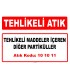 A 101011 - Tehlikeli maddeler içeren diğer partiküller