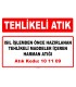 A 101109 - Isıl işlemden önce hazırlanan tehlikeli maddeler içeren harman atığı
