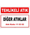 A110302 - Diğer atıklar