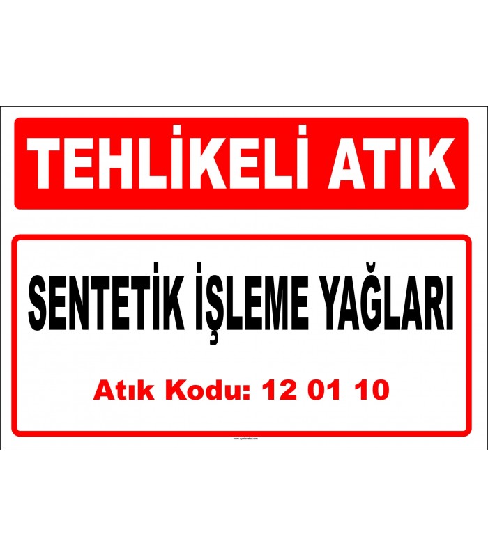 A 120110 - Sentetik işleme yağları