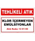 A 130105 - Klor içermeyen emülsiyonlar