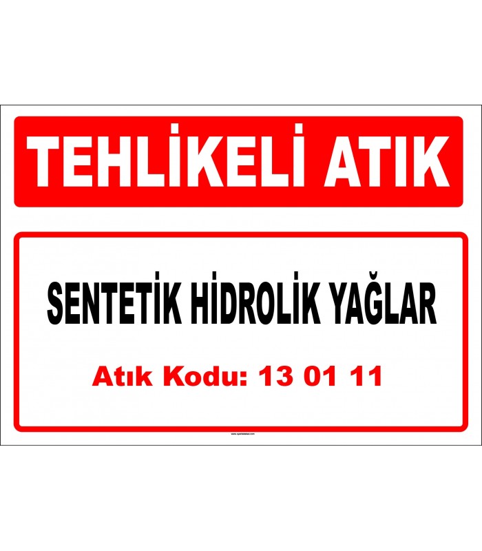 A 130111 - Sentetik hidrolik yağlar
