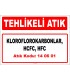 A 140601 - Kloroflorokarbonlar, HCFC, HFC