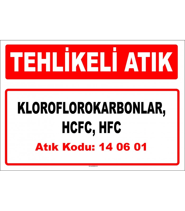 A 140601 - Kloroflorokarbonlar, HCFC, HFC