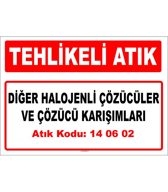 A 140602 - Diğer halojenli çözücüler ve çözücü karışımları