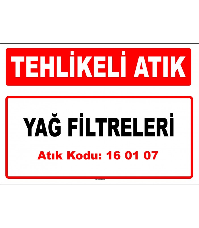 A 160107 - Yağ filtreleri