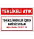 A 160114 - Tehlikeli maddeler içeren antifriz sıvıları