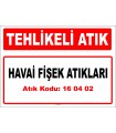A160402 - Havai fişek atıkları