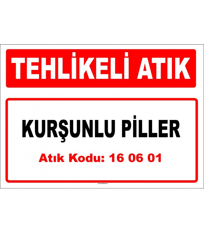 A 160601 - Kurşunlu piller