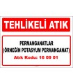A160901 - Permanganatlar (örneğin potasyum permanganat)