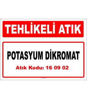 A 160902-2 - Potasyum dikromat