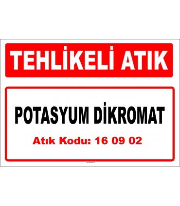 A 160902-2 - Potasyum dikromat